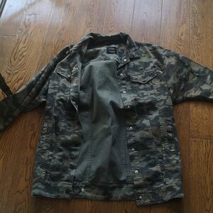 Long sleeve camo dress or top